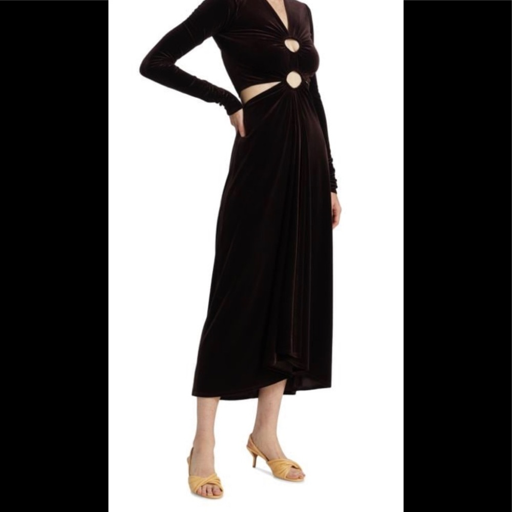 A.L.C maeve velvet cut out dress 8 NWT